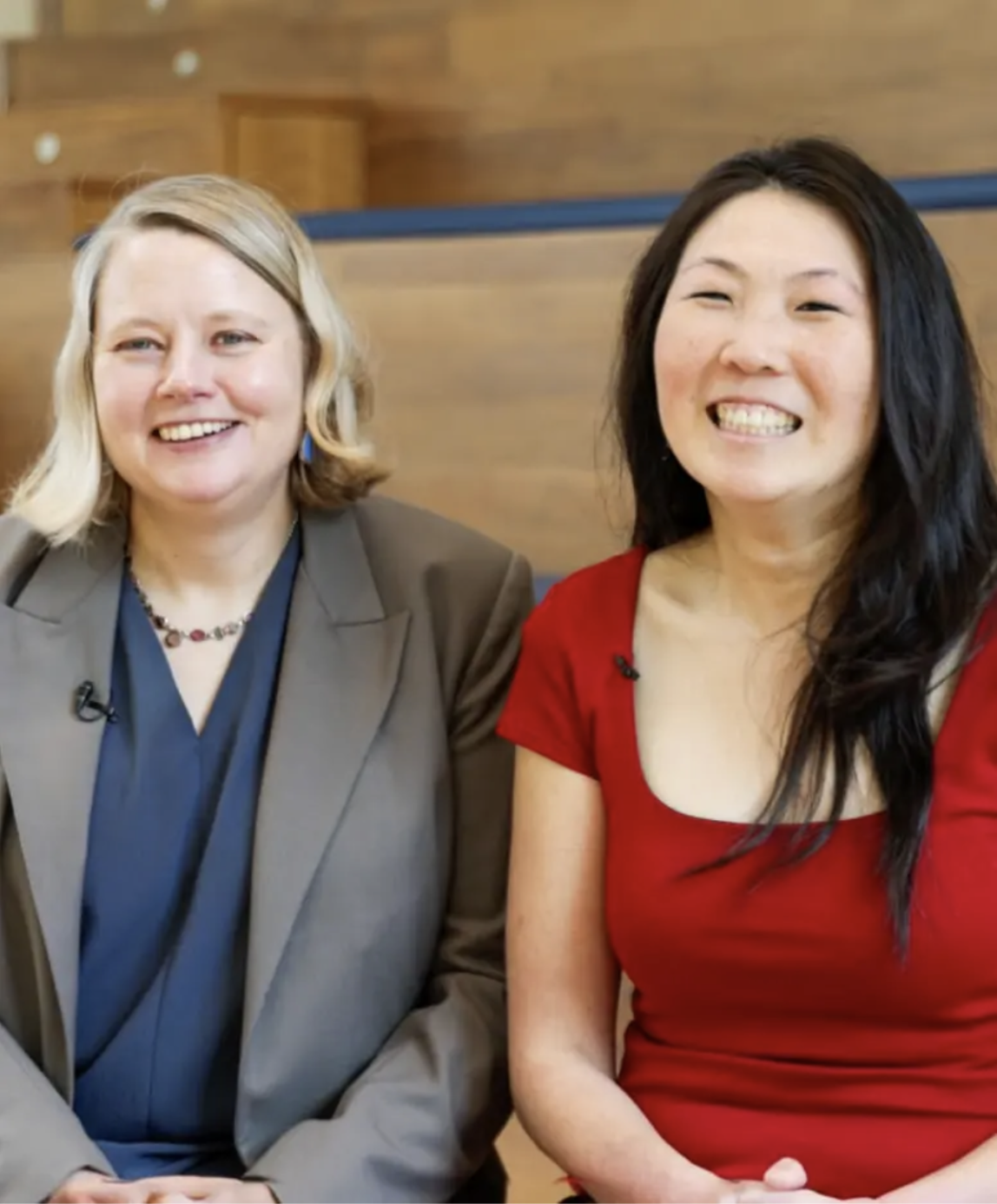 Darwin’s Ark co-founders Elinor Karlsson (left) and Charlie Lieu (right).